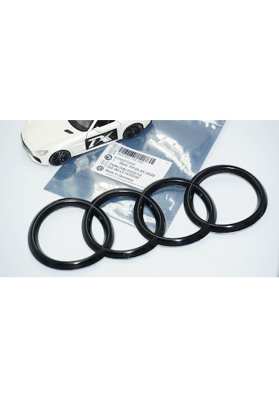 Dk Tuning Audi Bagaj Oval 192mm Siyah Halka Rozet Amblem Arma