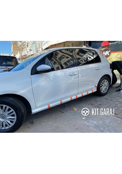 Kit Garaj Volkswagen Golf 5 Gtı Yan Marşpiyel Çift Plastik Boyasız