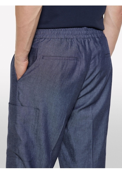Sisley Keten Karışımlı Büzgü İpli Cepli Jogger Pantolon Erkek Mavi Pantolon - 325p4nzvsf05a Siyah Sisley Keten Karışımlı Büzgü İpli Cepli Jogger Pantolon Erkek Mavi Pantolon - 325p4nzvsf05a Siyah