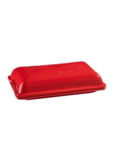 Emile Henry 3 Lü Baget Ekmek Kabı Dikdörtgen 39 X 23 Cm - Kırmızı Diğer