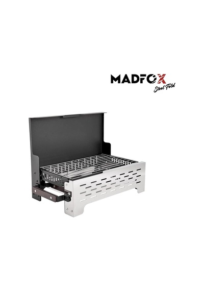 Madfox Steelfold Paslanmaz Çelik Katlanabilir Mangal Gri