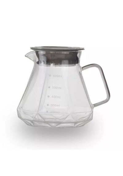 Epinox Profesyonel Borosilikat Cam Kahve Sürahisi 600 Ml Yks-60