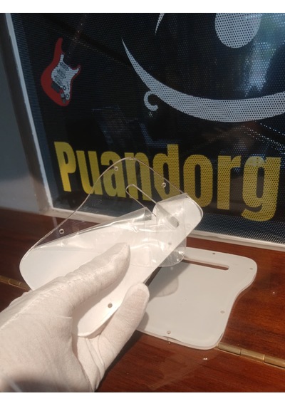 Elektro Gitar Tremolo Arka Yay Kapağı Şeffaf