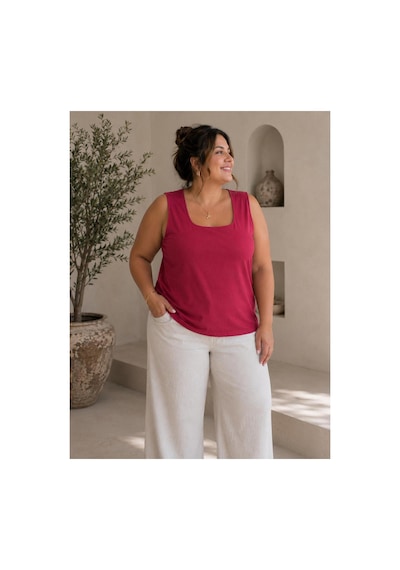 Gülmina Moda Kadın Büyük Beden Kare Yaka Ön Tulum Atlet - Bordo Gülmina Moda Kadın Büyük Beden Kare Yaka Ön Tulum Atlet - Bordo