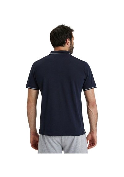 Arena Team Solid Cotton Unisex Mavi Günlük Stil Polo T-shirt 004901700 Navy Navy