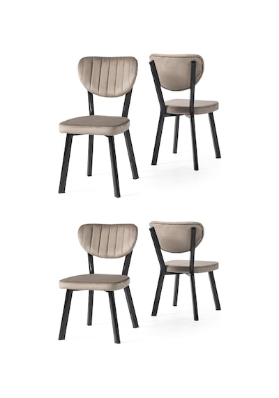 Star Demir Mutfak Sandalyesi 4 Lü Set 001