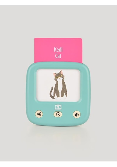 Let's Be Child Öğretici Türkçe & İngilizce Konuşan Kartlar Mavi