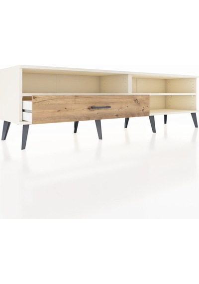 Hyperion Tv Ünitesi 2 Raflı Tek Çekmeceli 176x44x51 Aytaşı-aytaşı/çam Aytası/atlas Çam Hyperion Tv Ünitesi 2 Raflı Tek Çekmeceli 176x44x51 Aytaşı-aytaşı/çam Aytası/atlas Çam