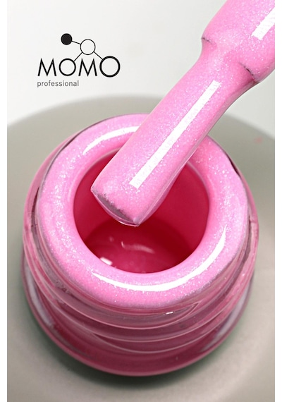 Momo Professional Kalıcı Oje S009 Simli Soğuk Pembe 14 Ml