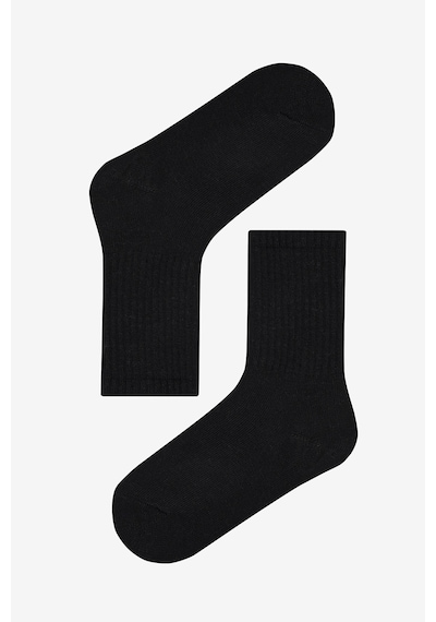 Penti Unisex Siyah Basic 3 Lü Soket Çorap Seti Çok Renkli