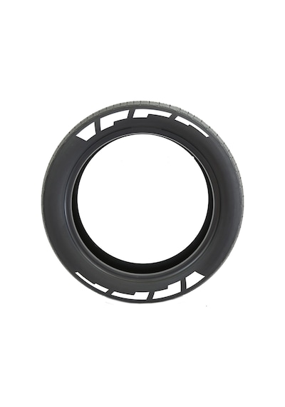 Beyaz Lastik Yazısı Yanak Şerit 2.5 Cm Ürün 4 Adet + Yapıştırıcı Tutkal