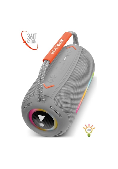 Powerway Beatbox Led Işıklı USB SD Aux FM Radyo Bluetooh Hoparlör