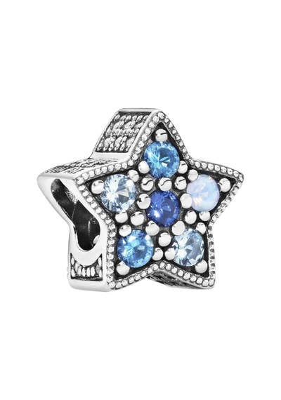 Nur Silver Parlak Yıldız Cazibesi Gümüş Charm Nur-bl00079