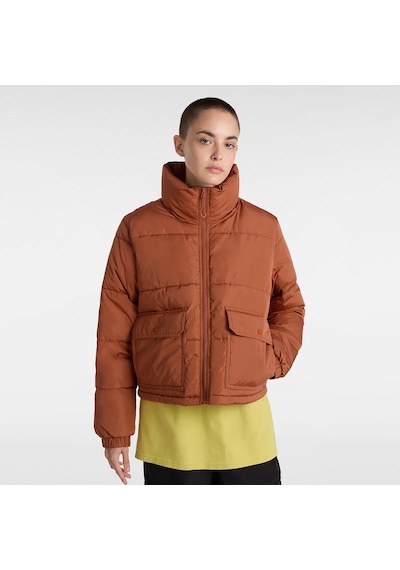 Vans Mte Aubrey Primaloft Puffer Kadın Kahverengi Mont Düz Vn000hjvc9j1