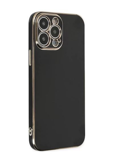 Newface Apple Uyumlu iPhone 14 Pro Kılıf Volet Silikon - Siyah Resimdeki