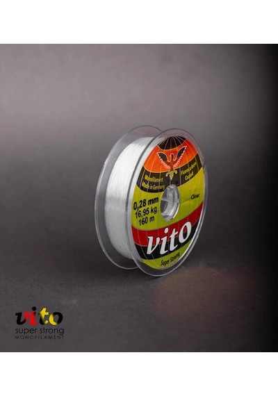 Vito Süper Strong Monoflament Şeffaf Misina 160 Metre 0,28mm - Standart