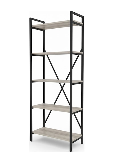Upstyle Solin Kitaplık Gri 50 180 30 Cm