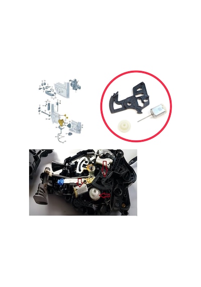 Sürgü Kapı Kilit Tamir Dişli Motor Vw Caddy Mk3 Multivan T5 İçin