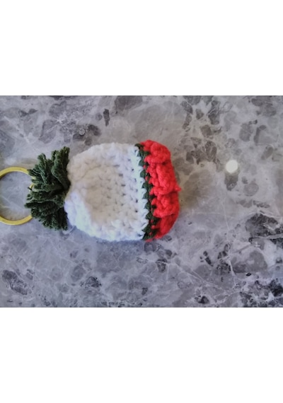 El Yapımı Noel Baba Şapkası Yılbaşı 3 Cm 5.5cm