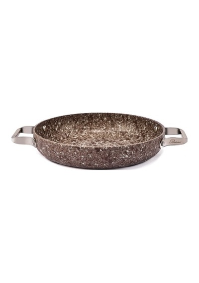 Brioni Stone-age Terra 20 Cm Çizilmez Yanmaz Yapışmaz İndüksiyonlu Sahan Kahverengi