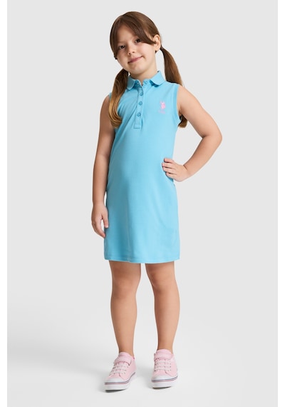 U.S. Polo Assn. Kız Çocuk Aqua Elbise Örme 50325639-vr007
