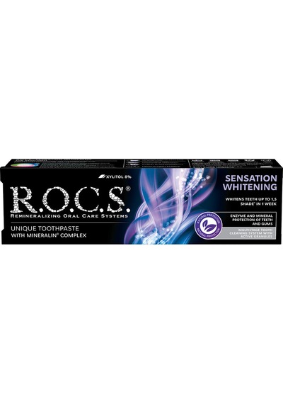 4 Adet Rocs Sensation Diş Macunu Paralıklık Ve Beyazlık 60ml