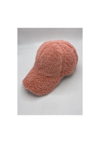Gonca Şapka Kadın Kışlık Peluş Şapka Kep Trendy Baseball Cap Pembe