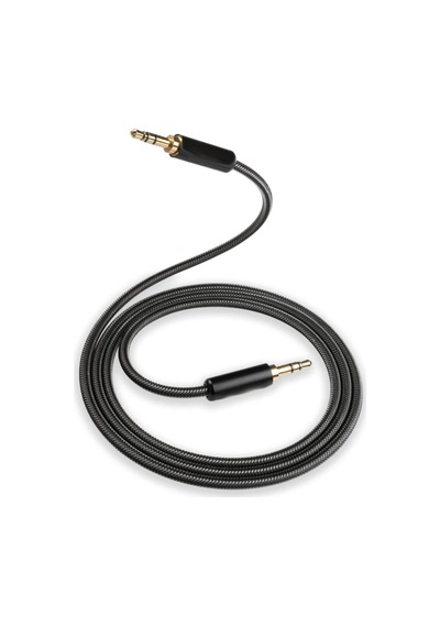 Iphone Samsung Xiaomi Huawei Oppo Uyumlu Örme 3,5mm Aux Çelik Örgü Araç Ev Müzik Video Ses Kablosu