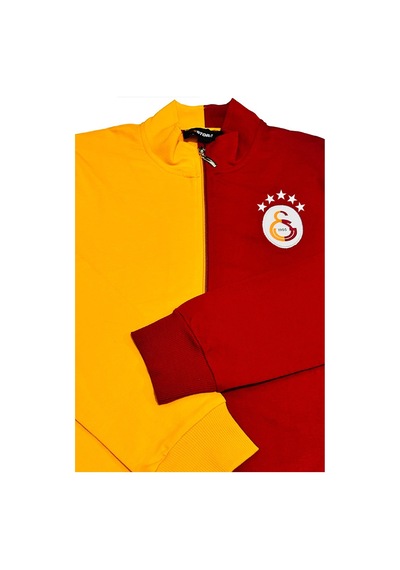 Galatasaray Dik Yaka Tam Fermuar 5 Yıldızlı Sarı Kırmızı Sweat Gs Aslan Baskılı Ahşap Kutulu Kırmızı - Sarı Galatasaray Dik Yaka Tam Fermuar 5 Yıldızlı Sarı Kırmızı Sweat Gs Aslan Baskılı Ahşap Kutulu Kırmızı - Sarı
