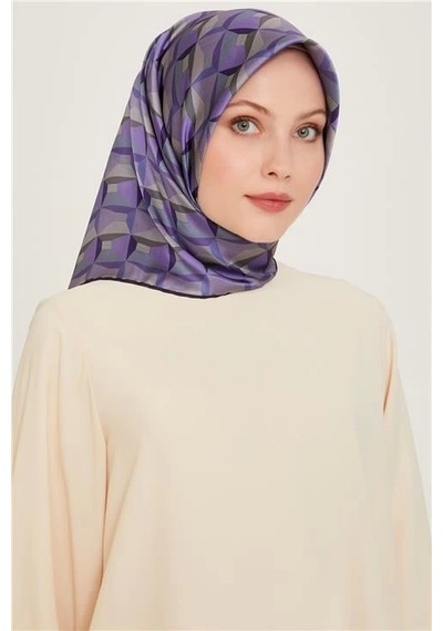 Armine Sura Saf İpek Eşarp 9204d 37 Çok Renkli