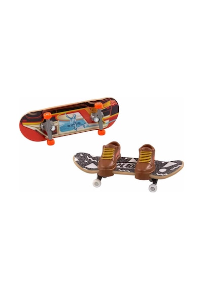 Hot Wheels Skate Retro Temalı İkili Parmak Kaykay Ve Ayakkabı Pak