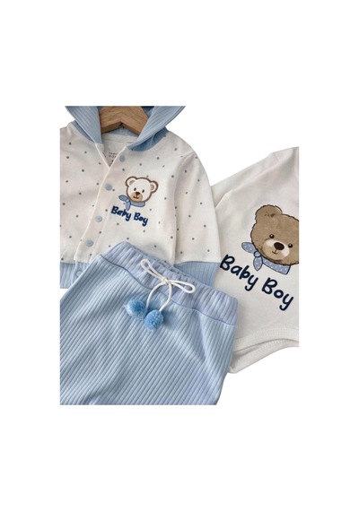 Altıntaş Baby Cute Teddy Bear %100 Pamuk Kapüşonlu Hırka Pantolon Body'li 3lü Takım Set Cute Teddy Bear Koyu Mavi Cute Teddy Bear Koyu Mavi Altıntaş Baby Cute Teddy Bear %100 Pamuk Kapüşonlu Hırka Pantolon Body'li 3lü Takım Set Cute Teddy Bear Koyu Mavi Cute Teddy Bear Koyu Mavi