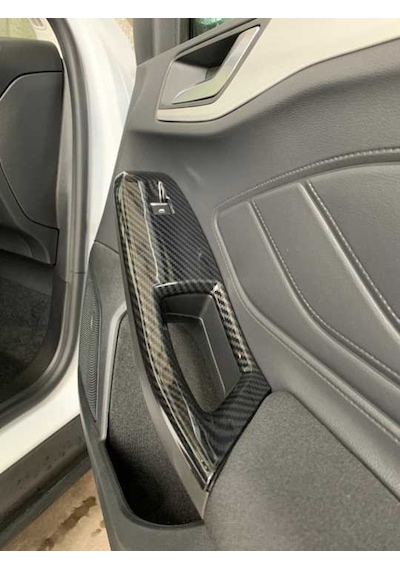 Ford Focus 2019+ Kapı Kolçak Kaplama Karbon(Abs) (520292535)