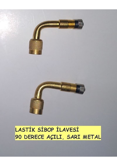 Lastik Sibop İlavesi 90 Derece Açılı - Kıvrımdan Sonra 4cm Boyu