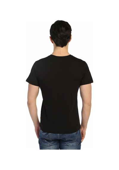 Bant Giyim - Skate Penguen Siyah Erkek T-Shirt Tişört