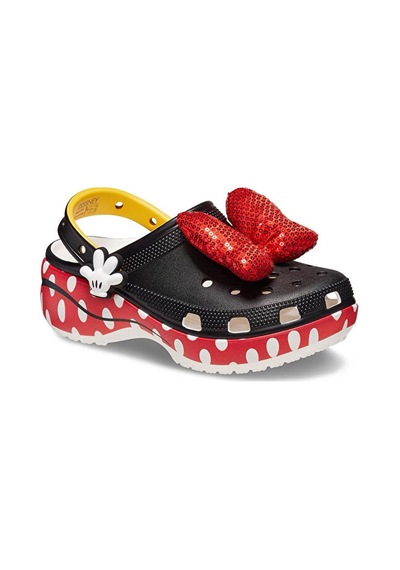 Crocs Minnie Cls Platform Clg W Kadın Terlik 209896-100 Siyah Siyah
