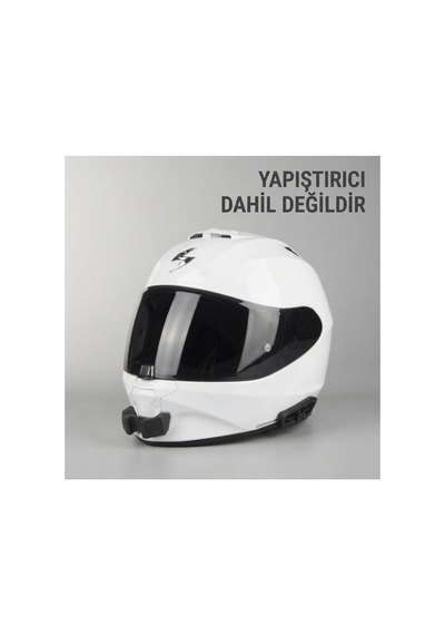 Scorpion Exo R420 Uyumlu Aksiyon Kamera Aparatı - Kask Çene Bağlantı Aparatı Siyah