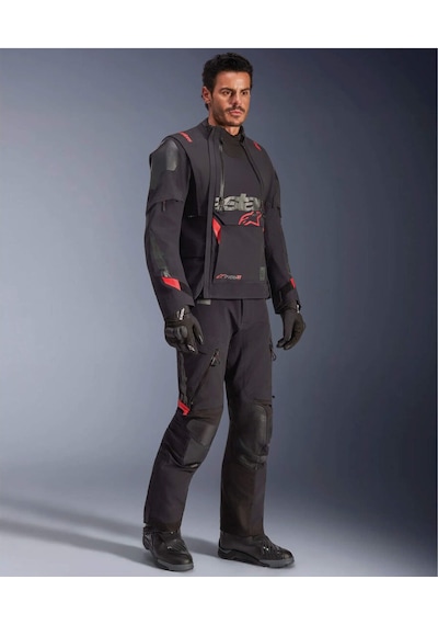 Alpinestars Halo Pro Ds Korumalı Motosiklet Montu Siyah Kırmızı