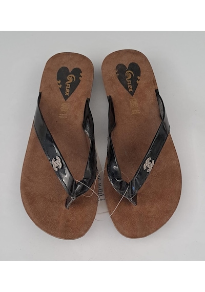 Gezer Goflex Parmak Arası Terlik Yazlık S 36 Numara Siyah