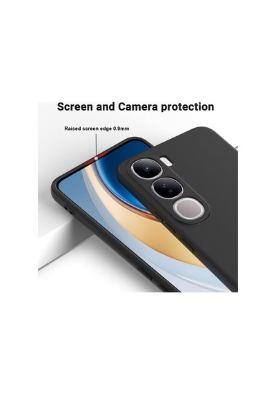 Vivo V40 Lite Kılıf Esnek Yumuşak Silikon Tam Koruma Telefon Kılıfı Kapak