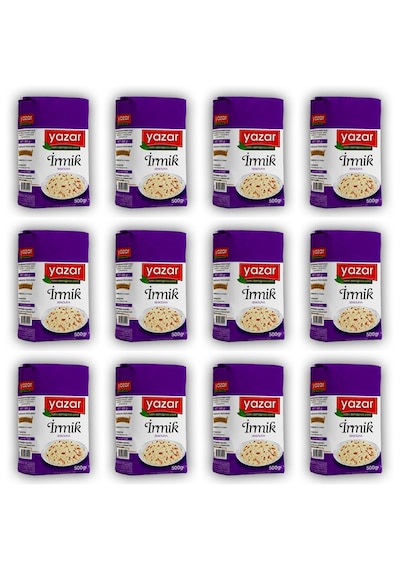 Yazar İrmik 12 x 500 G