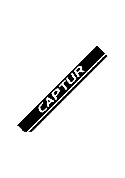 Renault Captur Ön Kaput Şerit Sticker Etiket Modeli