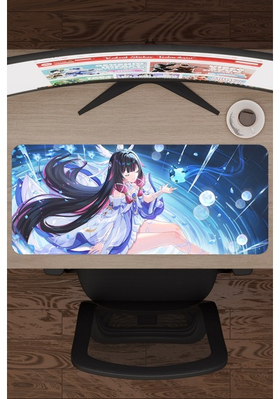 Columbina Damselette Genshin Impact Anime Oyuncu V3 - 70x30 Xl Gaming Mouse Pad Fare Altlığı