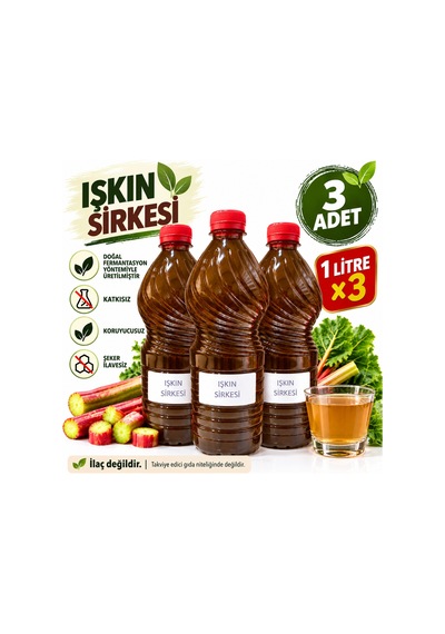 Işkın Sirkesi 1 Lt. X 3