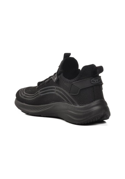 Walkway Onega Siyah-siyah Fileli Unisex Spor Ayakkabı 001