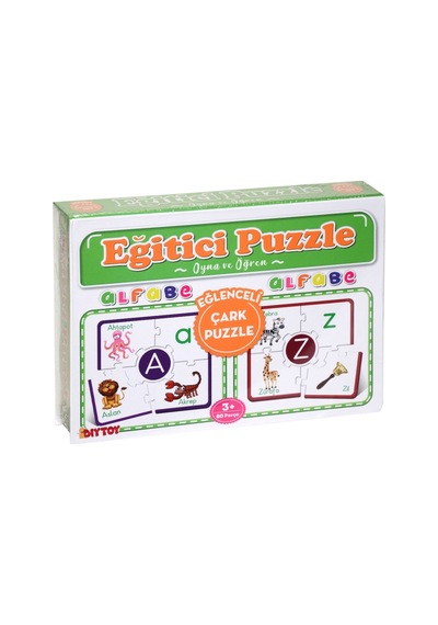 7197 Çark Puzzle Alfabe