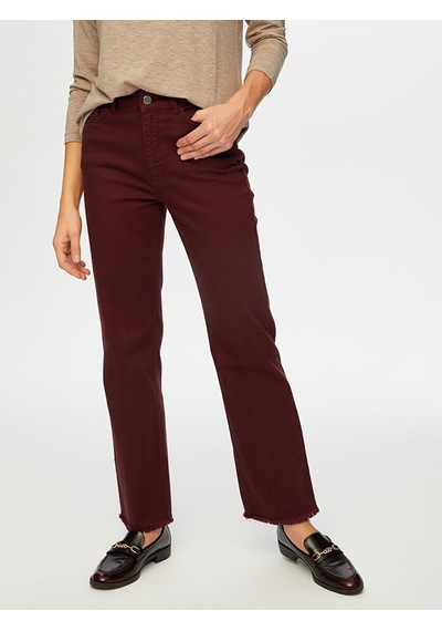 Faik Sönmez Wide Leg Fit Renkli Jean Pantolon W26jpn001 Uw26jpn00142 Mürdüm