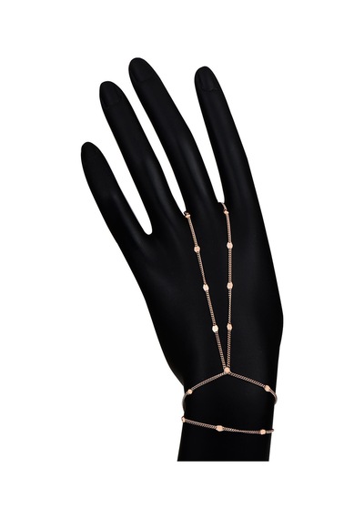 Gümüş Rose Pullu Gurmet Zincirli Çift Sıra Şahmeran Barcode Beyaz - Rose Gold 19895296
