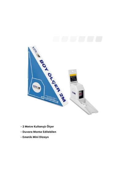 Duvara Monte Boy Ölçer 2 Metre