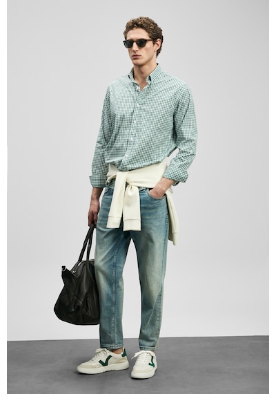 Lufian Davıd Smart Jean Erkek Pantolon Slim Fit Yeşil Yeşil 111200237100600